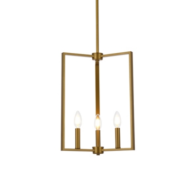 Living District Vino 3 Lights Pendant In Brass, Brass, large