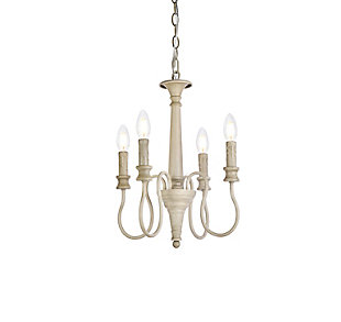 Living District Flynx 4 Lights Pendant In Weathered Dove, Weathered Dove, large