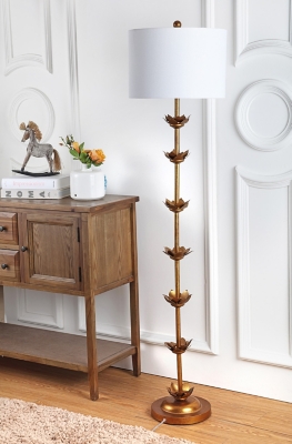 Safavieh Landen Leaf Floor Lamp | Ashley