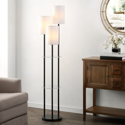 Soren Glass/Iron Floor Lamp, , rollover