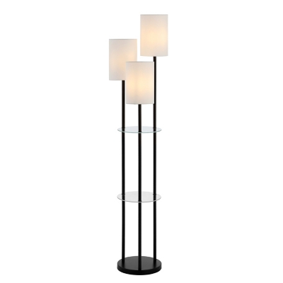 Soren Glass/Iron Floor Lamp, , large