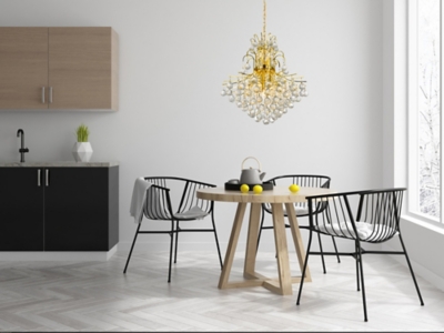 Toureg 11 Light Gold Chandelier Clear Royal Cut Crystal, Gold, rollover