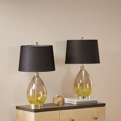 510 Design Gold Glass Table Lamp Set of 2, , large