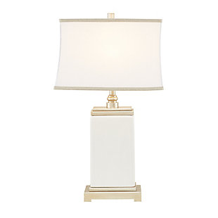 Hampton Hill Ivory Table Lamp, , large