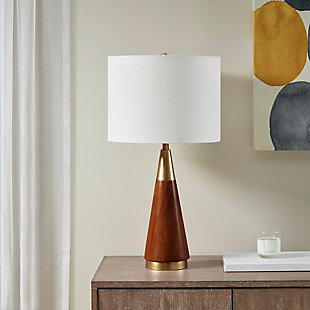 INK+IVY Gold/Brown Table Lamp, , rollover
