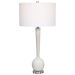 Uttermost Kently White Marble Table Lamp, , large