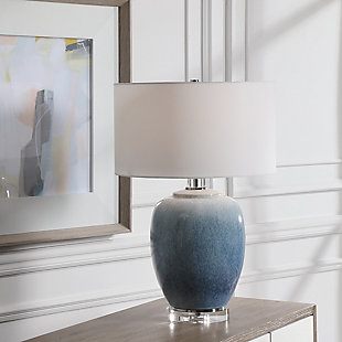 Uttermost Blue Waters Ceramic Table Lamp, , rollover