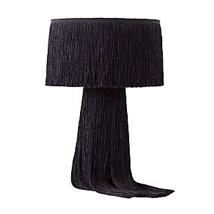 Atolla Atolla Black Tassel Table Lamp, Black, large