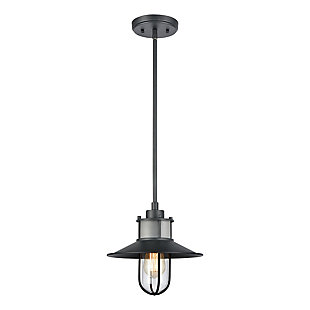 Bianca 1-Light Hanging Pendant in Charcoal, , large