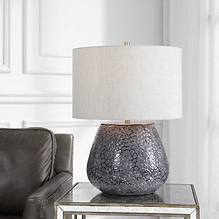 Uttermost Pebbles Metallic Gray Table Lamp, , rollover