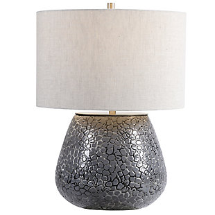 Uttermost Pebbles Metallic Gray Table Lamp, , large