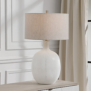 Uttermost Whiteout Mottled Glass Table Lamp, , rollover
