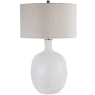 Uttermost Whiteout Mottled Glass Table Lamp, , large