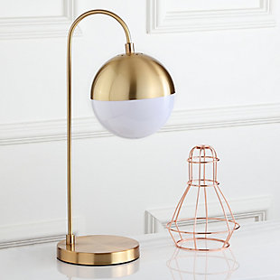 Safavieh Table Lamp, Brass Gold, rollover
