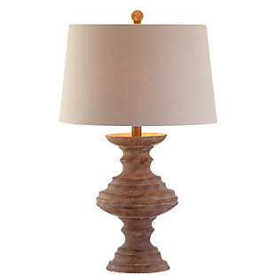 JONATHAN Y Scarlett 26.5" Resin LED Table Lamp, Brown, , rollover