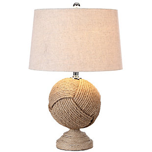 JONATHAN Y Monkey's Fist Knotted Rope LED Table Lamp, , large