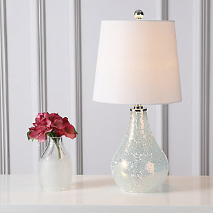 JONATHAN Y Mona 20.5" Mini LED Table Lamp, Mosaic White, , large