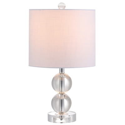 JONATHAN Y Brooklyn 17.5" Crystal LED Table Lamp, Clear, , large