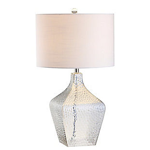JONATHAN Y Jane 26" Glass LED Table Lamp, Clear, , large