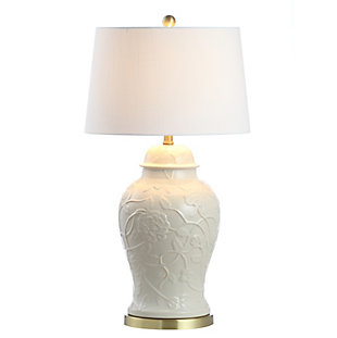 JONATHAN Y Naiyou 29.5" Ceramic Classic Traditional LED Lamp Table Lamp, Cream, , large