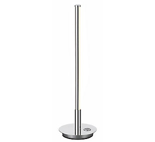 JONATHAN Y Keira 16.5" LED Integrated Table Lamp, Chrome, , large