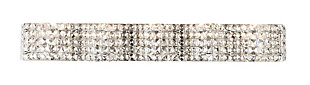 Ollie 5 Light Chrome And Clear Crystals Wall Sconce, Chrome/Clear, large