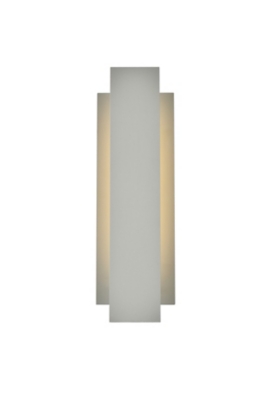 Raine Integrated Led Wall Sconce In Silver, Silver, large