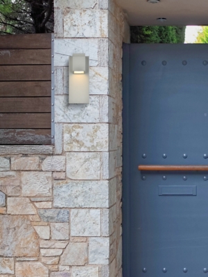 Raine Integrated Led Wall Sconce In Silver, Silver, rollover