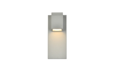 Raine Integrated Led Wall Sconce In Silver, Silver, large