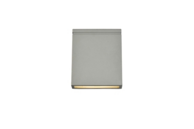 Raine Integrated Led Wall Sconce In Silver, Silver, large