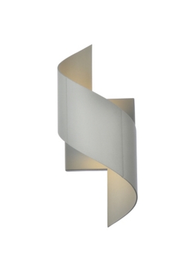 Raine Integrated Led Wall Sconce In Silver, , large