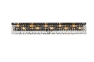 Maxime 44 Inch Black Wall Sconce, , large