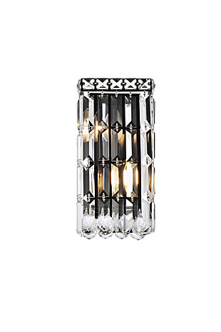 Maxime 6 Inch Black Wall Sconce, , large