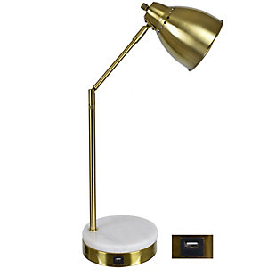 Evolution Gold Metal Table Lamp, , large