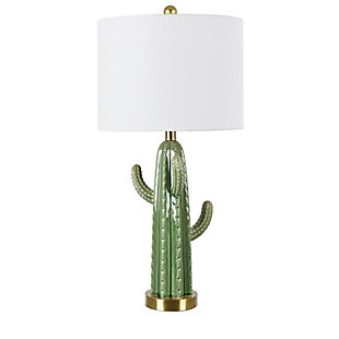 Evolution Green Cactus Table Lamp, , large