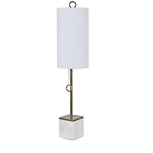 Evolution Gold Metal Table Lamp W Marble Base, , large