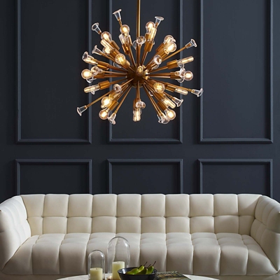 Modway Burst Ceiling Light Pendant Chandelier, , rollover