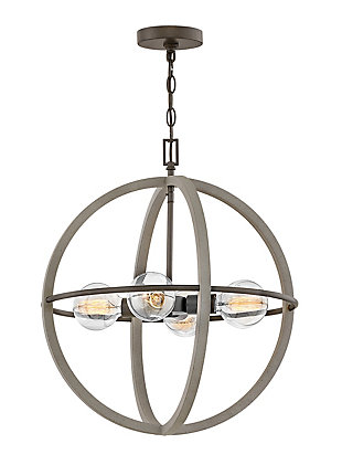 Hinkley Bodie Four Light Chandelier, , large