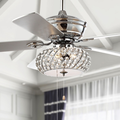 JONATHAN Y Crista 3-Light LED Ceiling Fan, , rollover