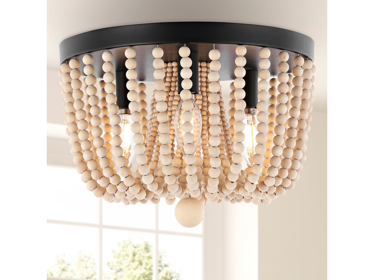 Flush mount beaded light sales