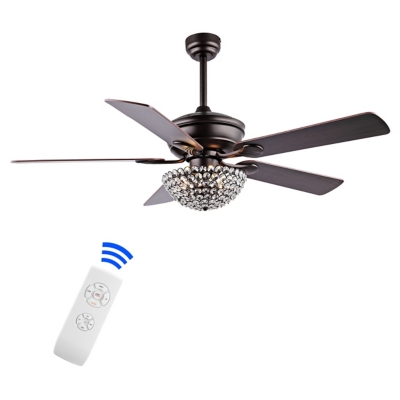 JONATHAN Y Cammy 3-Light Ceiling Fan, Oil Rubbed Bronze, large