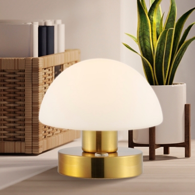 Jonathan Y Carson Modern Minimalist Iron Rechargeable Integrated LED Table Lamp