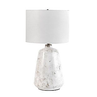 nuLOOM Brockton 27" Ceramic Table Lamp, Off White, large
