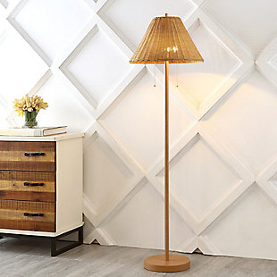 JONATHAN Y Nando LED Floor Lamp with Pull-Chain, , rollover