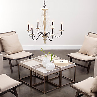 Relaxed Elegance Maci Chandelier, , rollover