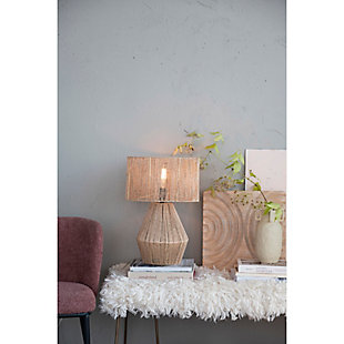 Storied Home Jute Wrapped Table Lamp, , rollover
