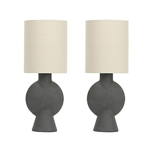 Storied Home Sculptural Set of 2 Lamps, , large