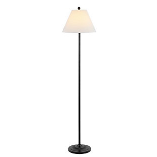 Safavieh Hallie Floor Lamp, Matte Black, large