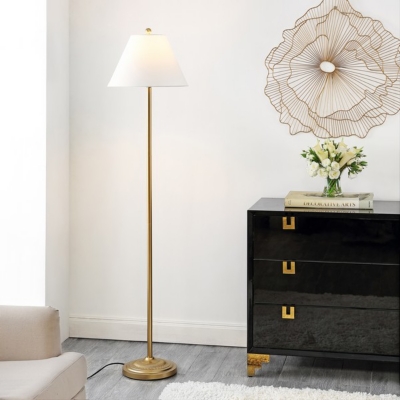 Safavieh Hallie Floor Lamp, Gold, rollover
