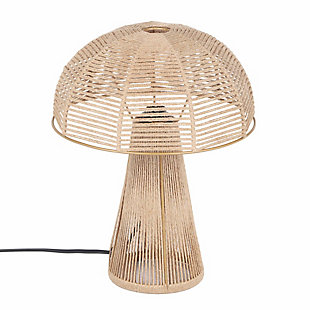 Oddy Jute Table Lamp, Natural, rollover